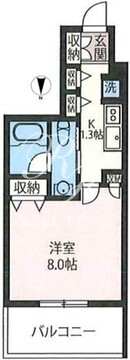 エスティメゾン三軒茶屋2 402 間取り図