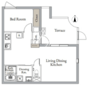 ベルメゾン中村橋ノースNW 106 間取り図