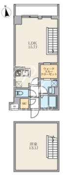 エスレジデンス駒場東大前 102 間取り図