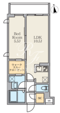 エスレジデンス駒場東大前 201 間取り図