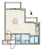 エスレジデンス駒場東大前 404 間取り図