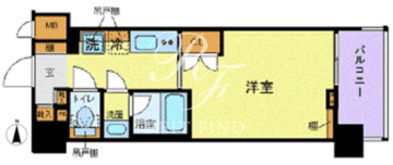 ズーム品川南 509 間取り図