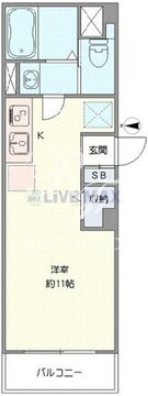ウィロー板橋本町 203 間取り図