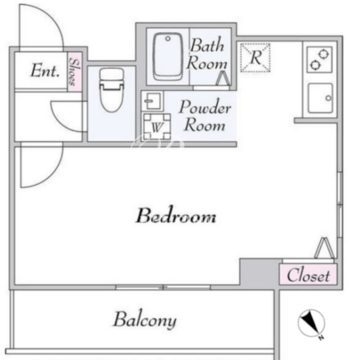 ＢｌｕＲｏｃｋ神楽坂 501 間取り図