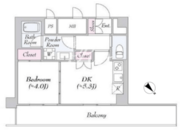 ＢｌｕＲｏｃｋ神楽坂 802 間取り図