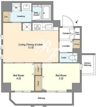 リテラス三ノ輪ウエスト 401 間取り図