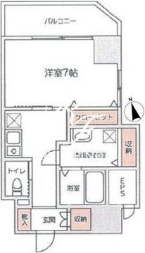 ハイツグレース 607 間取り図