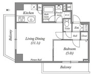 ルクレ上北沢ルネサンスコート 412 間取り図