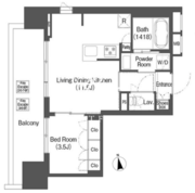 バウスステージ中野 909 間取り図