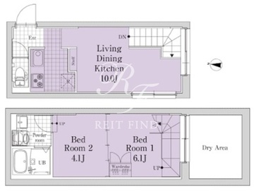 ソウ代々木公園 203 間取り図