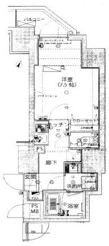 ハーモニーレジデンス大塚山手 203 間取り図