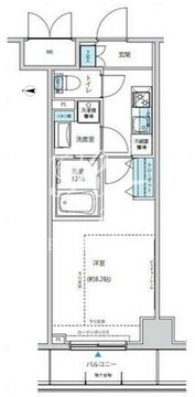 リージア経堂イーストプレイス 410 間取り図