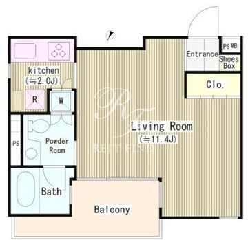 代々木　ＭＫ　ＣＯＵＲＴ 405 間取り図