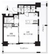 レクシード両国駅前 203 間取り図