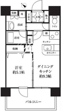 HF西新宿レジデンスイースト 202 間取り図