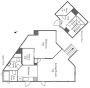 KDXレジデンス麻布仙台坂 901 間取り図
