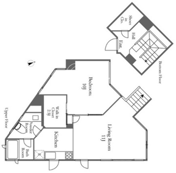 KDXレジデンス麻布仙台坂 901 間取り図