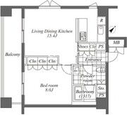 オーパスレジデンス恵比寿 312 間取り図