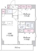 ロイジェント志村坂上 516 間取り図