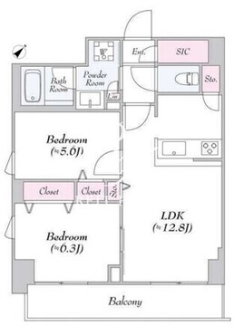 ロイジェント志村坂上 715 間取り図