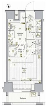 プレミアムキューブG駒沢大学 702 間取り図