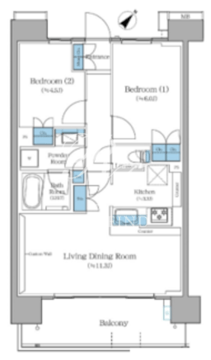 ブランシエスタ王子 710 間取り図