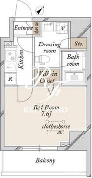 SPコート尾久ノース 804 間取り図