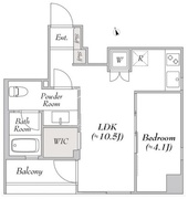 ＢｌｕＲｏｃｋ銀座イースト 903 間取り図