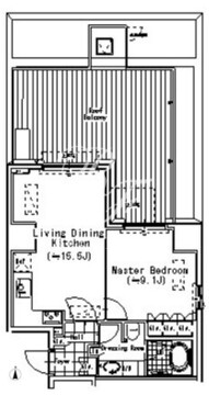 アルティスコート南青山 303 間取り図