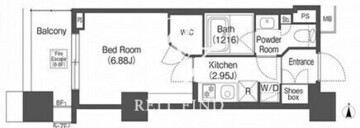 コンフォリア西荻窪 811 間取り図