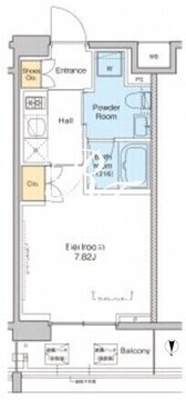プラウドフラット中野 332 間取り図