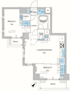 ルフォンプログレ中野富士見町 207 間取り図