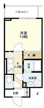 ヴェレ森下 203 間取り図