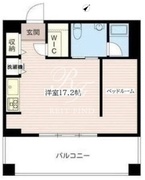 レジデンスシャルマン月島 423 間取り図