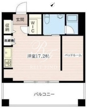 レジデンスシャルマン月島 423 間取り図