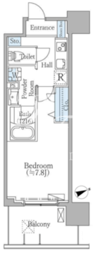 PRIME SQUARE 3 302 間取り図