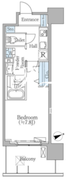 PRIME SQUARE 3 602 間取り図
