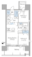 PRIME SQUARE 3 1103 間取り図