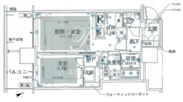 グランドシティタワー池袋 621 間取り図