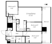 グランドシティタワー池袋 707 間取り図