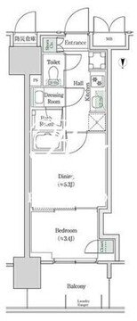 ブルックサイドレジデンス木場 532 間取り図