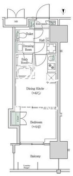 ブルックサイドレジデンス木場 1031 間取り図