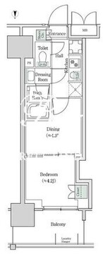 ブルックサイドレジデンス木場 1028 間取り図