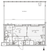 プレミアムキューブ東高円寺DEUX 403 間取り図