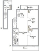 ベルメゾン中村橋サウス 204 間取り図