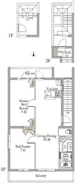 ベルメゾン中村橋サウス 303 間取り図