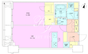 半蔵門レジデンス 1403 間取り図