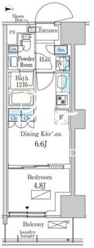 パークアクシス品川天王洲アイル 622 間取り図