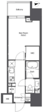 コンフォリア東陽町 415 間取り図