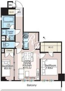 CREATIF三軒茶屋 201 間取り図